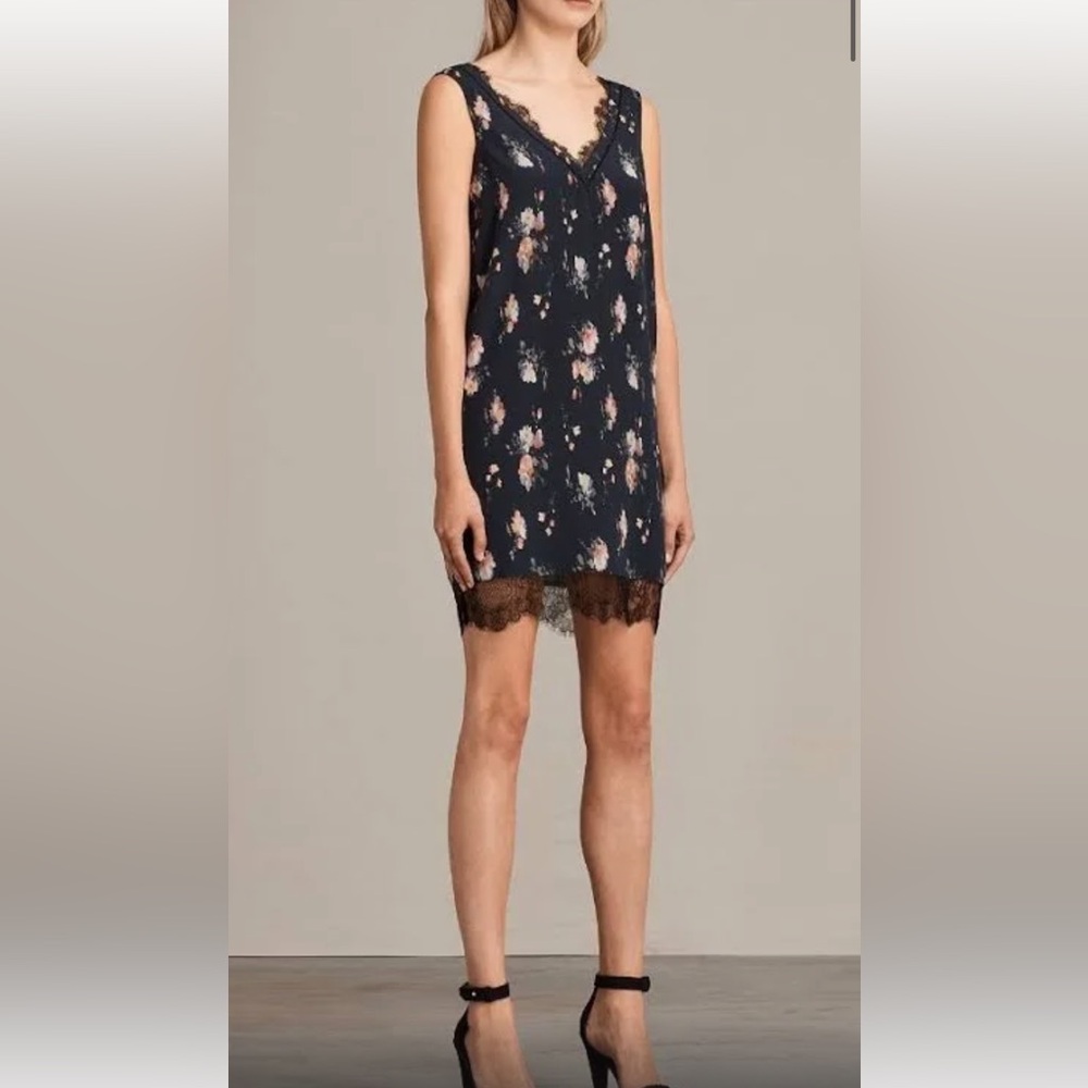 All Saints Meadow Camia Dress in mystic blue
Brand NWT, never worn